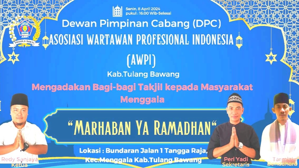 DPC AWPI Tulang Bawang Berbagi Takjil