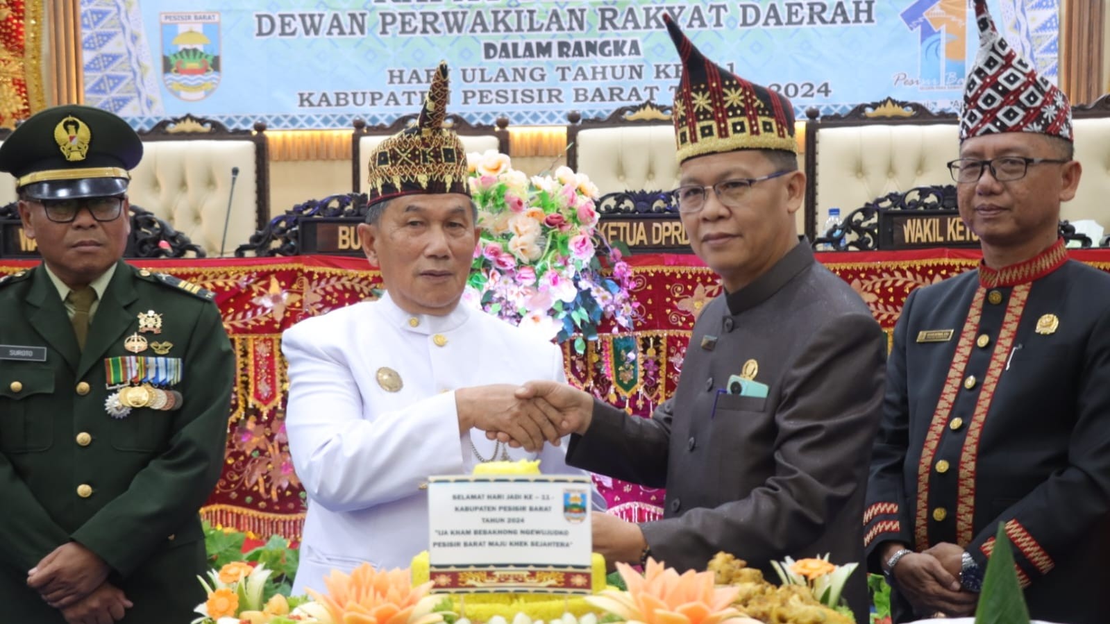 Wabup Paparkan Sukses Pesibar di Sidang Paripurna HUT Ke-11