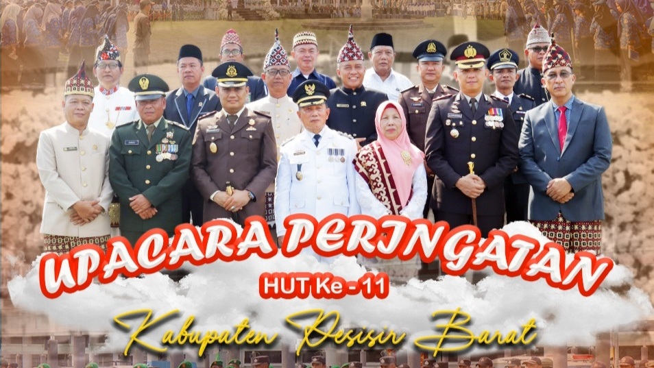 HUT Ke-11 Pesisir Barat: Kapolres Ajak Jaga Kamtibmas