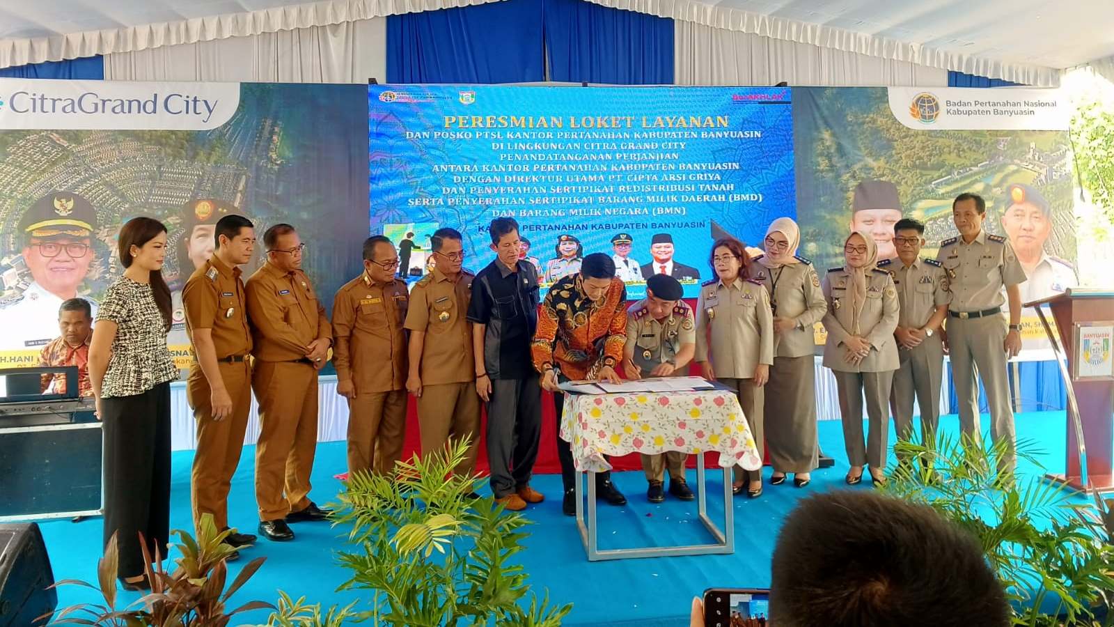 PTSL Banyuasin Perpendek Jarak Urusan Pertanahan