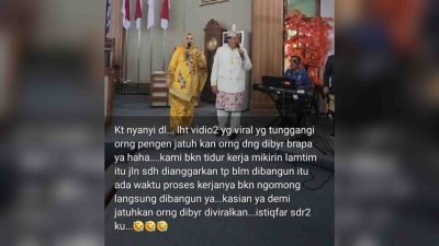 Pejabat Lamtim Sindir Keluhan Jalan Rusak: Warga Bayaran?