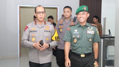 Pangdam II Sriwijaya-Kapolda Sumsel Pererat Kemitraan Keamanan