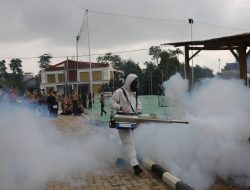 Brimob Polda Lampung Lawan Nyamuk Penyakit