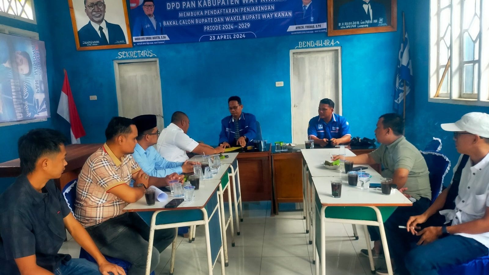 DPD PAN Waykanan Buka Penjaringan Bacalon Kepala Daerah