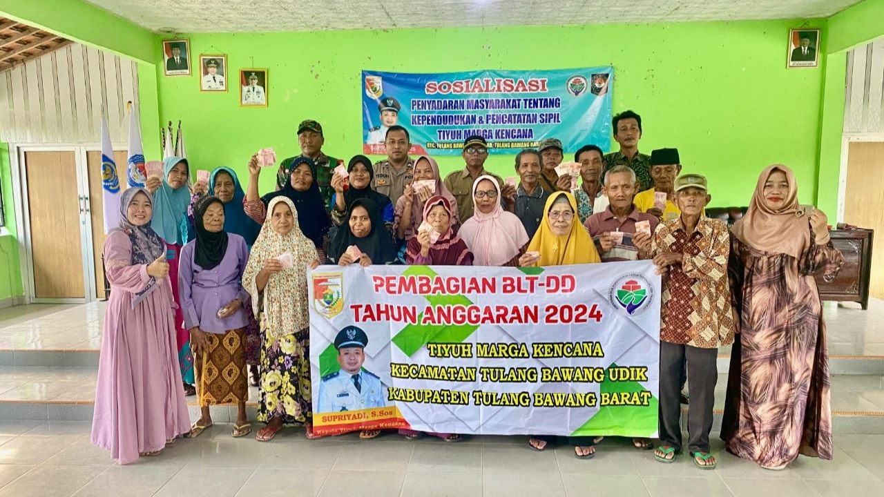 Tiyuh Marga Kencana Salurkan BLT-DD 2024
