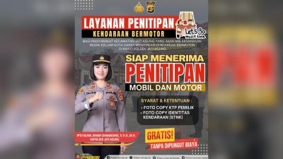 Polsek Jati Agung Buka Layanan Penitipan Kendaraan Gratis