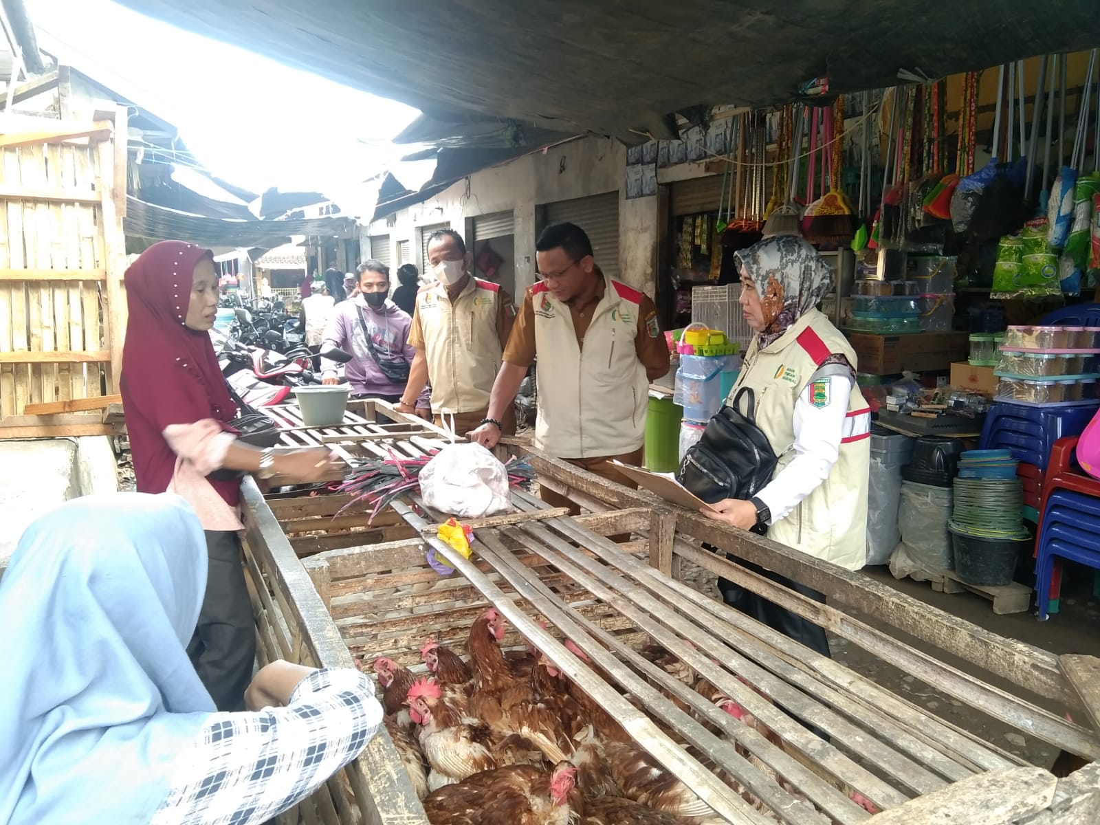 Jelang Hari Raya Idul Fitri, Pemkab Pesawaran Sidak Pasar Kedondong