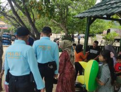 Ditpamobvit Polda Lampung Siaga di Pantai