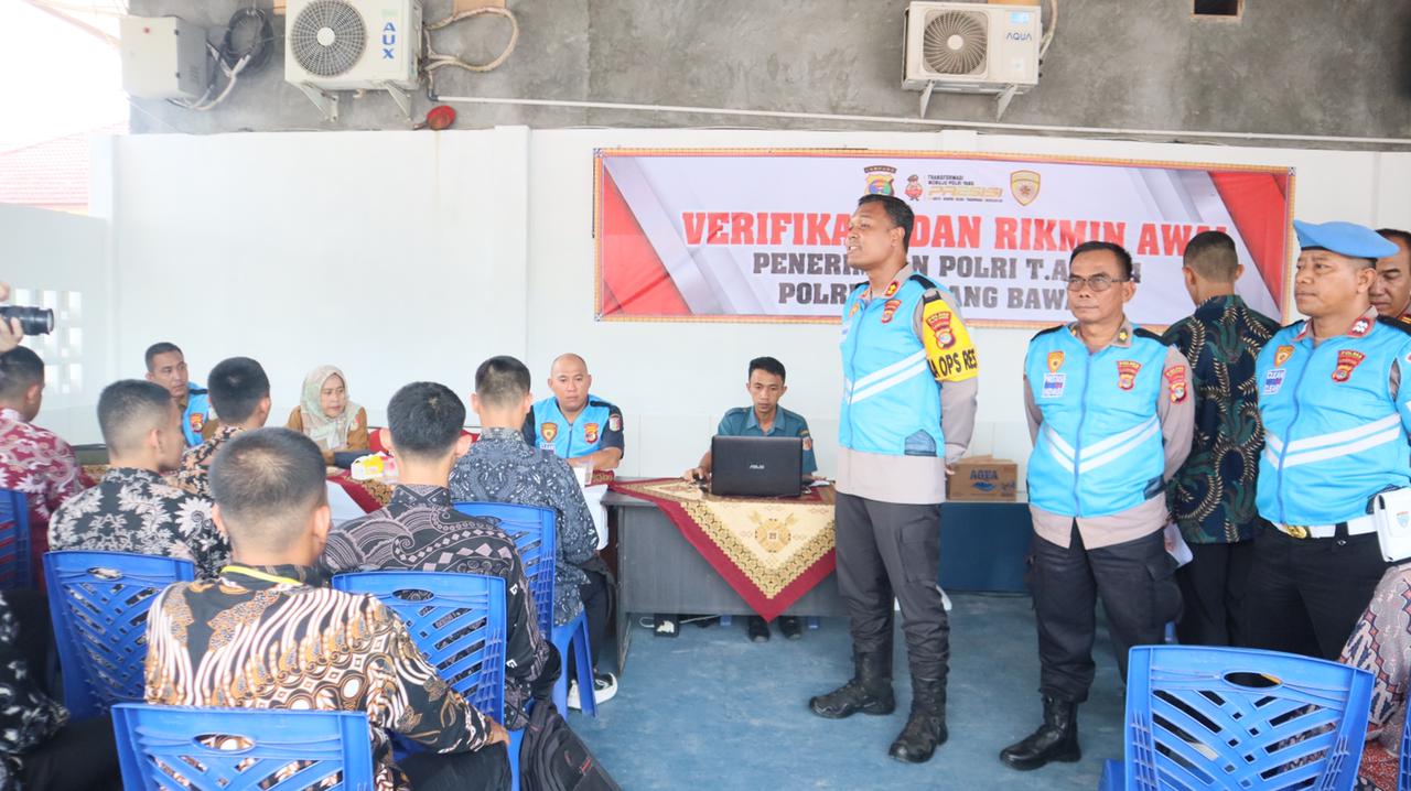 Seleksi Polri 2024 di Tulang Bawang Transparan