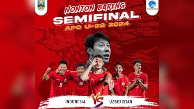 Pemkab Pesibar Gelar Nobar Indonesia Vs Uzbekistan