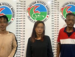 Narkoba: 2 Pria dan 1 Wanita Diamankan Polres Pesisir Barat