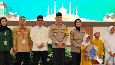 Polda Lampung Buka Puasa Bersama Anak Yatim dan Media