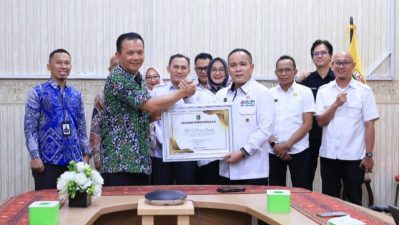 BPS Lampung Diganjar Penghargaan Inovasi dari Diskominfotik