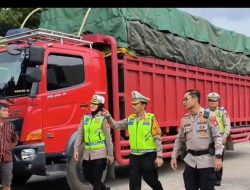 Penegakan SKB: 80 Kendaraan Sumbu 3 Ditahan di Palembang