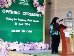 Eva Dwiana Resmikan Hotel Holiday Inn Lampung Bukit Randu