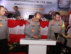 Kapolda Sumsel Pimpin Evaluasi Kebijakan Keamanan