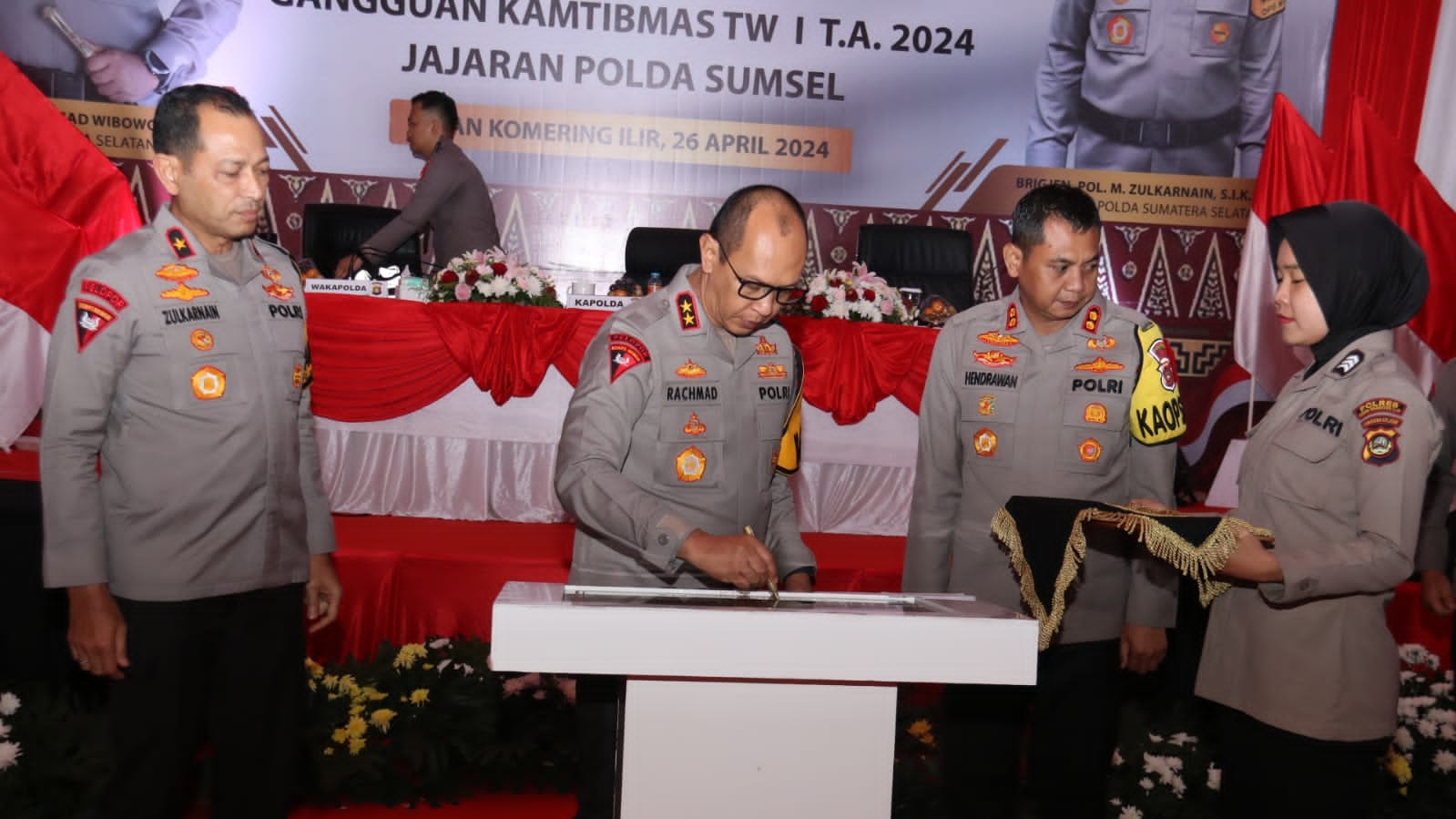 Kapolda Sumsel Pimpin Evaluasi Kebijakan Keamanan