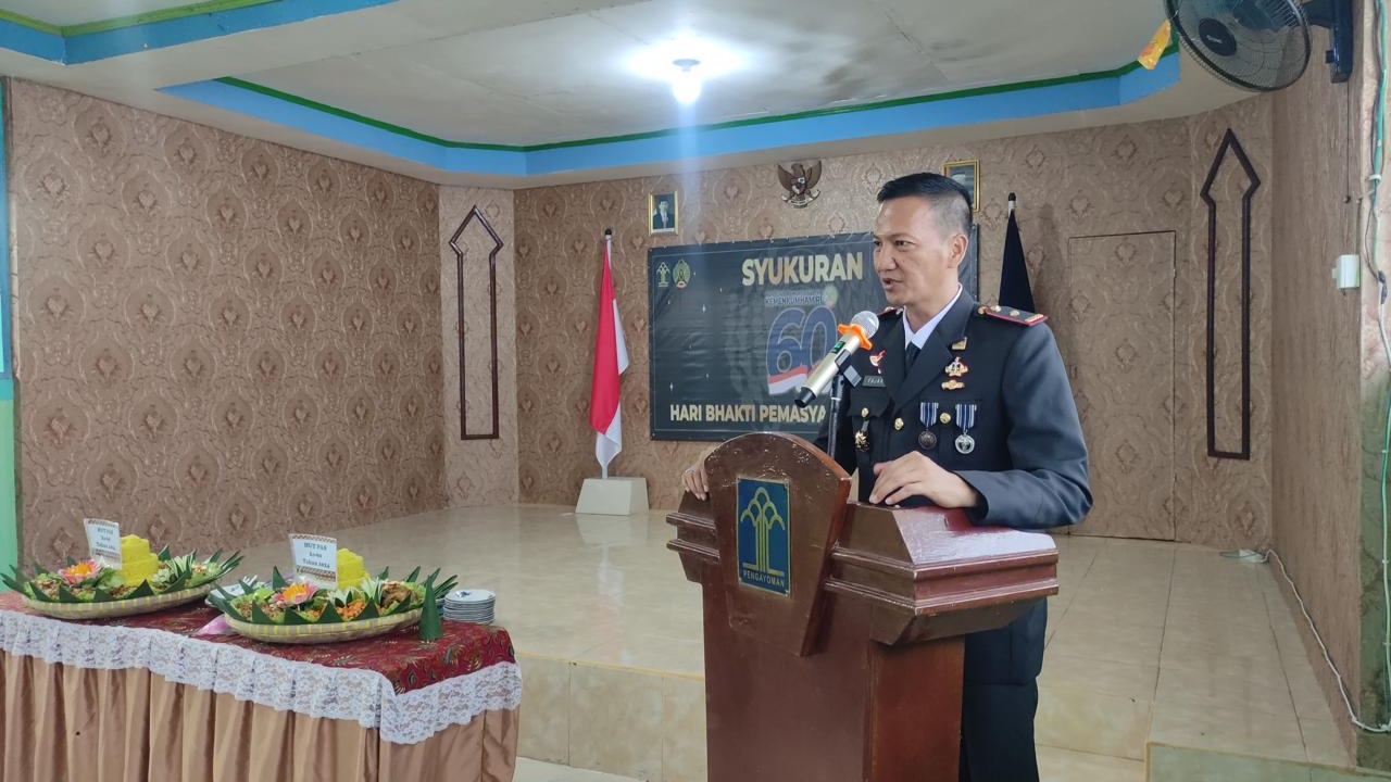Rutan Krui Gelar Upacara Hari Bhakti Pemasyarakatan Ke-60