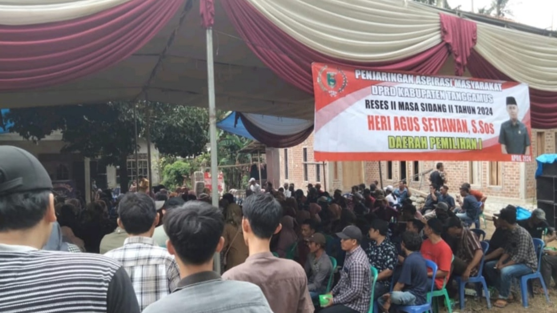 Heri Agus Setiawan Gelar Reses di Pekon Sukajaya