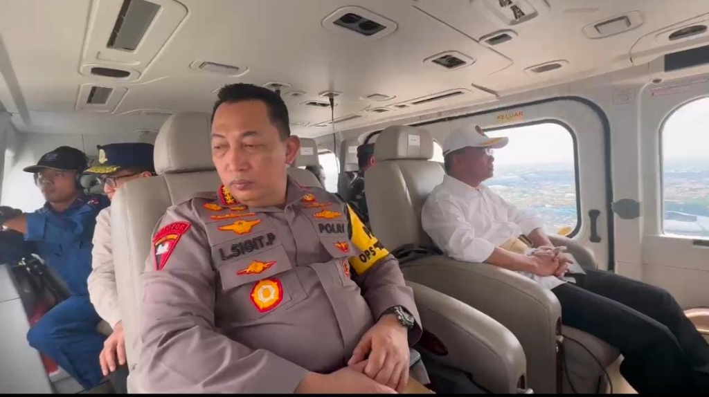 Kapolri Patroli Udara: Amankan Arus Balik Lebaran