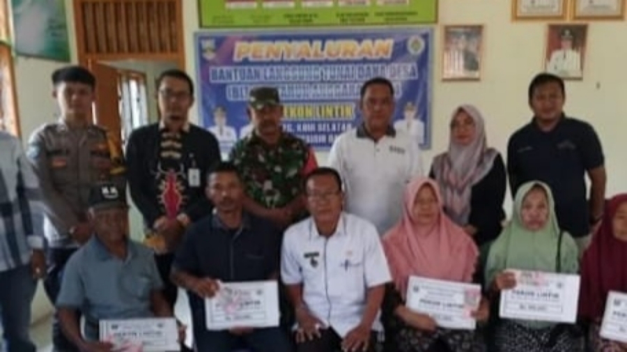 Pekon Lintik Krui Selatan Salurkan BLT-DD 