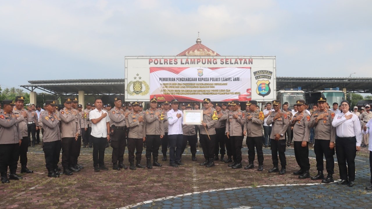 Kapolres Lampung Selatan Borong Penghargaan dari ASDP-TRC