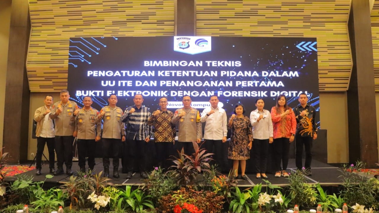 Kapolda Lampung Pimpin Pelatihan Anti Kejahatan Digital
