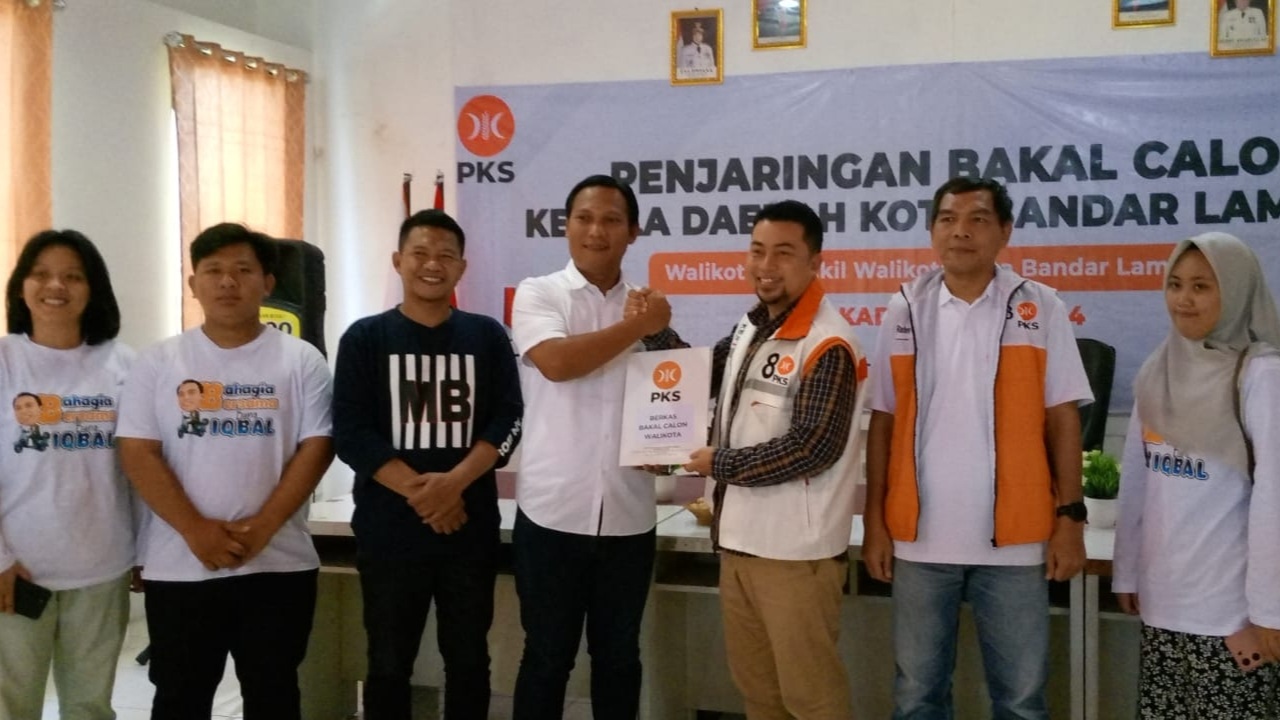 Iqbal Ardiansyah: Calwakot Bandarlampung Termuda Daftar ke PKS