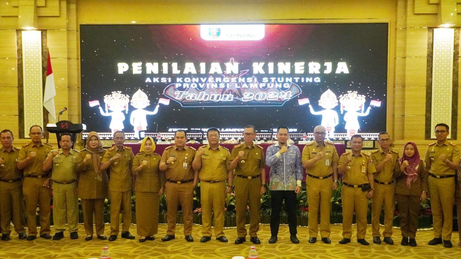 Lampung Tuan Rumah Evaluasi Kinerja Penurunan Stunting