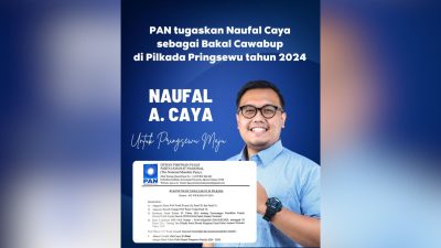 PAN Lampung Utus Naufal di Pilkada Pringsewu