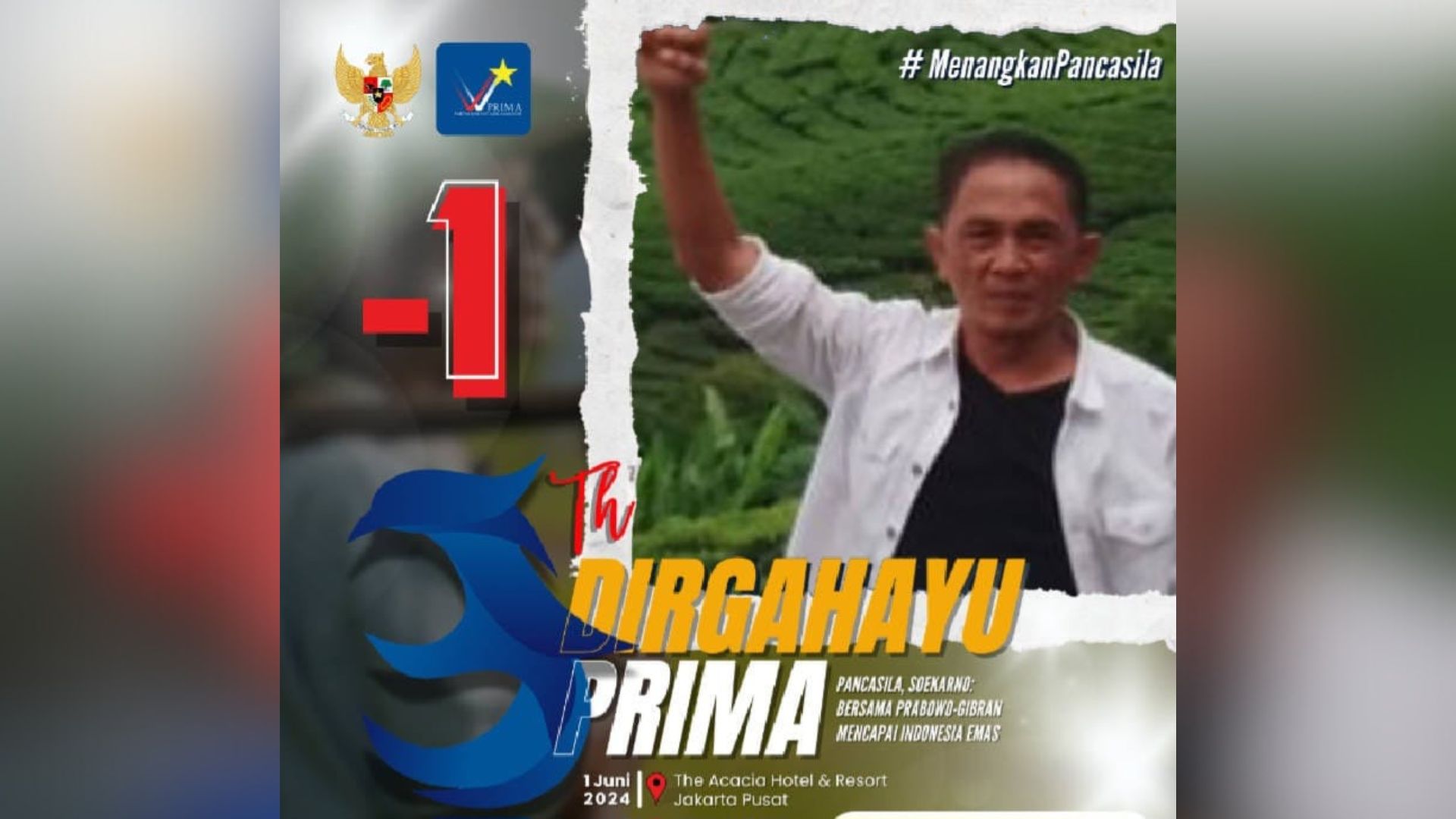 HUT ke-3 PRIMA: Mewujudkan Cita-cita Sukarno Bersama Prabowo-Gibran