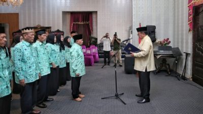 Gubernur Kukuhkan Djonis Idris Jadi Ketua PPI Lampung Utara