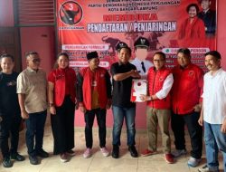 Bandarlampung Bahagia: Iqbal Ardiansyah Ambil Formulir Calwakot di PDIP