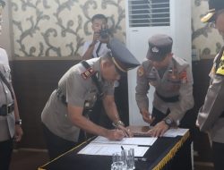 Kapolres Lampung Selatan Pimpin Sertijab Kasat dan Kapolsek