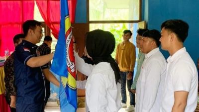 Suryadi Pimpin Pengukuhan Karang Taruna Lemong Pesibar