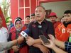 Umar Ahmad Dikawal Ratusan Pendukung Daftar Gubernur Lampung