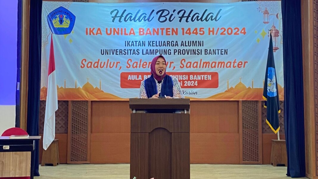 Anna Gustina Ajak Alumni Unila Dukung Program Pembinaan Kemahasiswaan