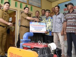 Petani Tubaba Dapat Bantuan 7 Mesin Pompa Air