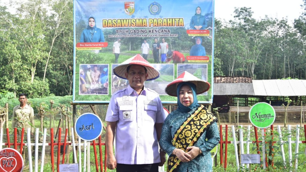 Hanita Firsada Hadiri Penilaian Lomba PKK dan Posyandu di Tubaba