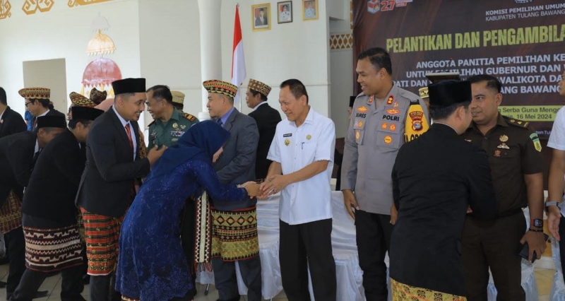 75 Anggota PPK Tulang Bawang Siap Amankan Pilkada