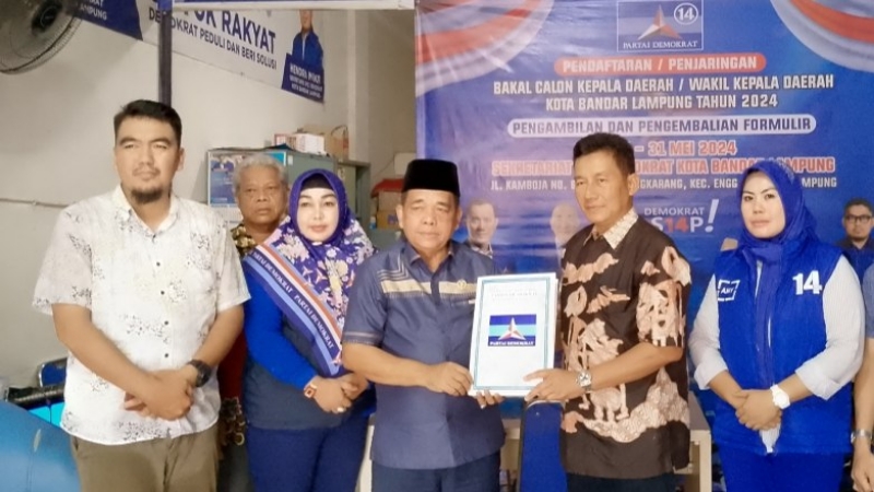 Pilkada Bandarlampung: M Ikhsan Siap Hadapi Ujian di Partai Demokrat