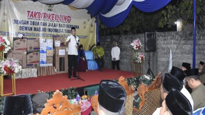 Pawai Takbir Obor Semarakkan Malam Idul Adha di Tubaba