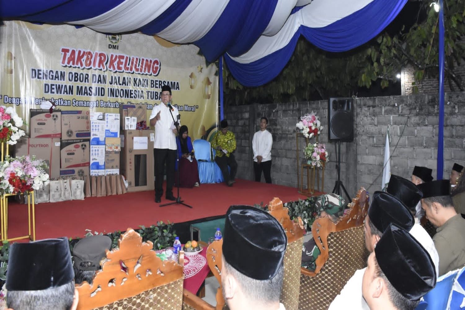 Pawai Takbir Obor Semarakkan Malam Idul Adha di Tubaba