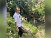 Tanggul Baru di Bandarlampung Retak, Lurah Langsung Tinjau Lokasi