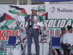 Agus Istiqlal Pimpin Aksi Solidaritas Peduli Palestina di Pesisir Barat
