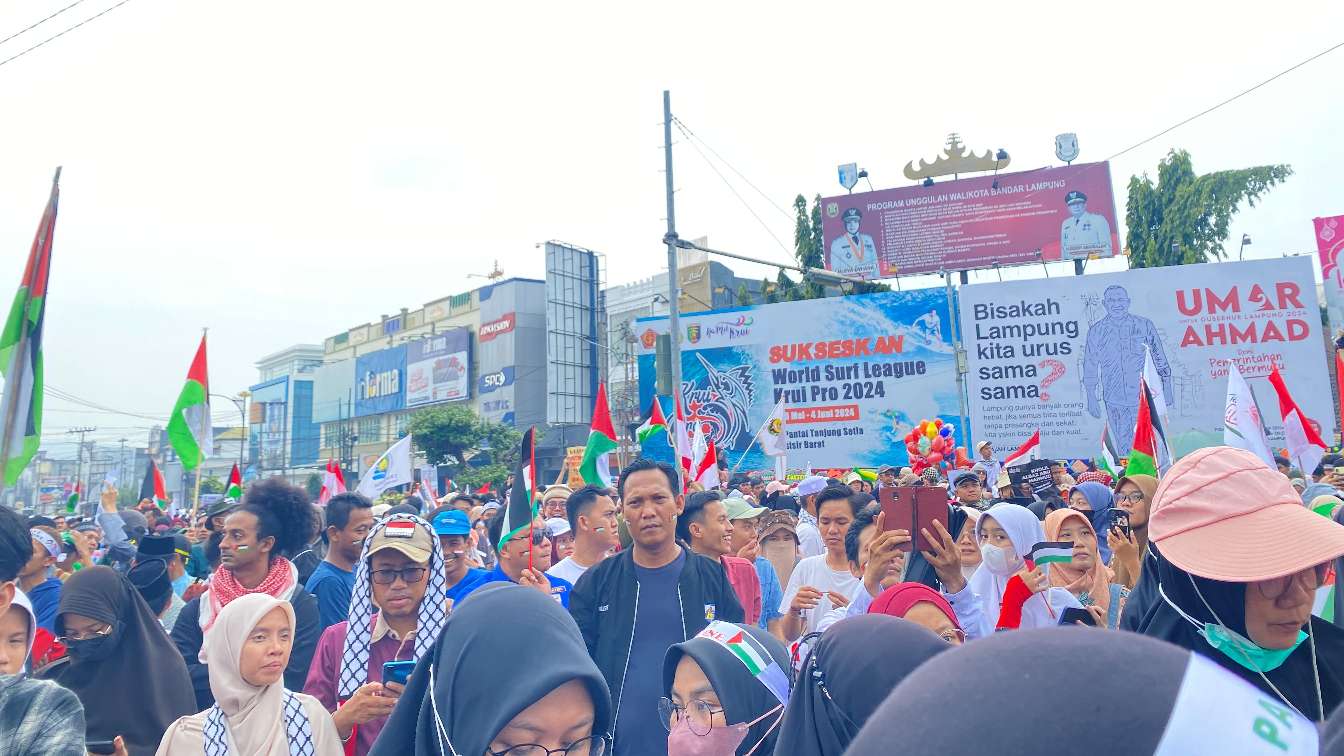 KNPI Lampung Serukan Keadilan untuk Palestina