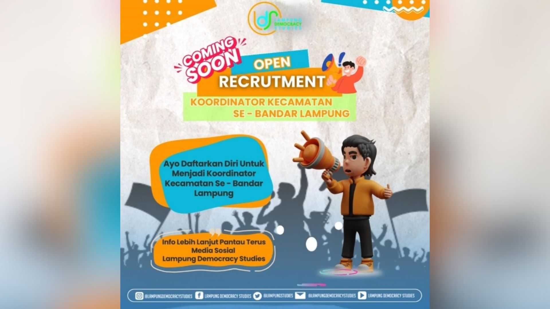 LDS Buka Kesempatan Gen-Z Pantau Pilkada di Bandarlampung