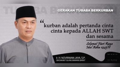 Sekda Tubaba Inisiasi Gerakan Berkurban Bersama, Politik Disingkirkan