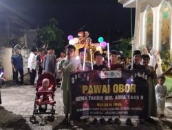 Warga Bumi Puspa Kencana Bandarlampung Bersatu dalam Pawai Takbir Idul Adha