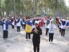 Septi Istiqlal Semarakkan HUT Pesibar dengan Lomba Senam